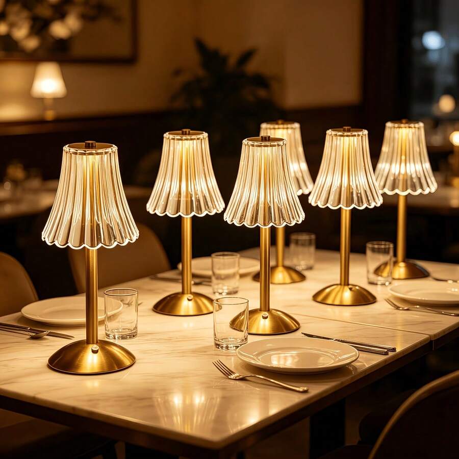 8 Pack Cordless Touch Desk Lamp Set, Rechargeable Outdoor Table Lamps, Dimmable LED Night Lights, Table Lamps Battery Operated, Wedding Decorative Lights, Ideal For Birthday, Party, Dinner Party And Engagement Decorations