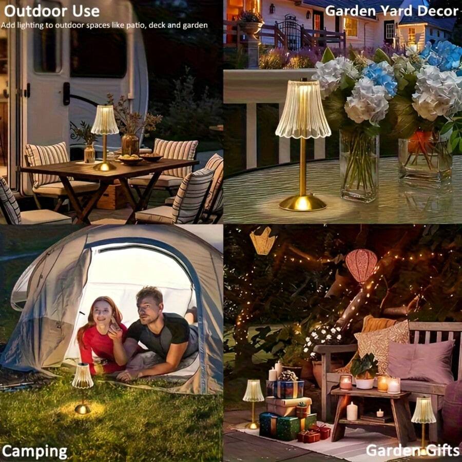 8 Pack Cordless Touch Desk Lamp Set, Rechargeable Outdoor Table Lamps, Dimmable LED Night Lights, Table Lamps Battery Operated, Wedding Decorative Lights, Ideal For Birthday, Party, Dinner Party And Engagement Decorations